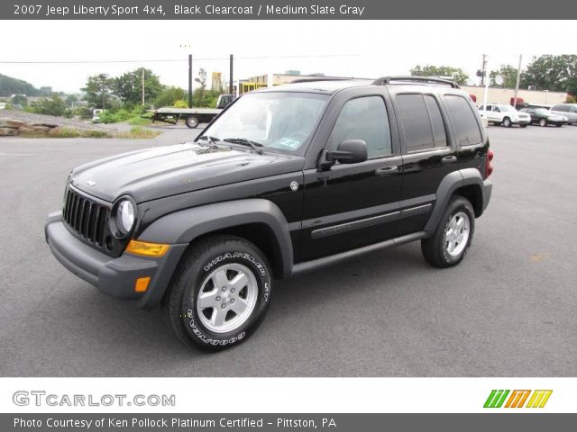2007 Jeep Liberty Sport 4x4 in Black Clearcoat