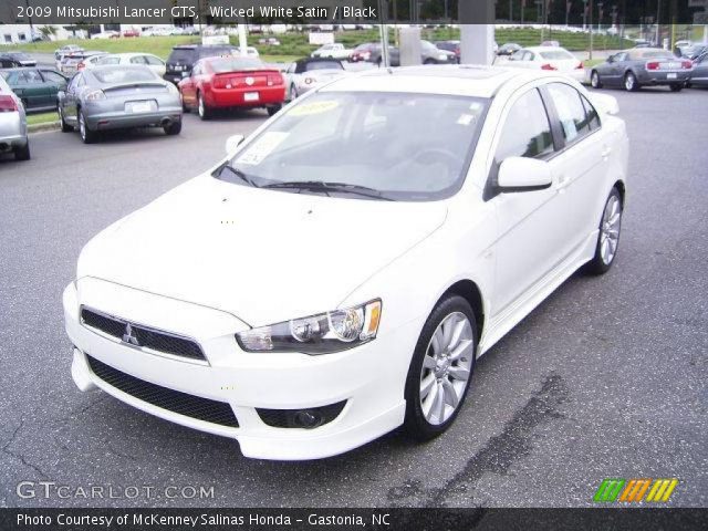 2009 Mitsubishi Lancer GTS in Wicked White Satin