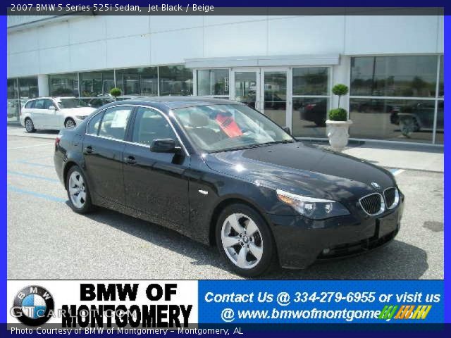 2007 BMW 5 Series 525i Sedan in Jet Black
