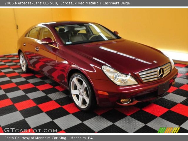 2006 Mercedes-Benz CLS 500 in Bordeaux Red Metallic