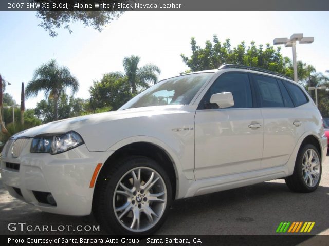 2007 BMW X3 3.0si in Alpine White