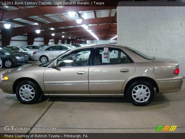 2001 Buick Century Custom in Light Sandrift Metallic