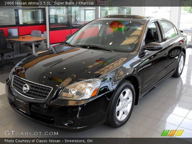 2006 Nissan Altima 3.5 SL in Super Black