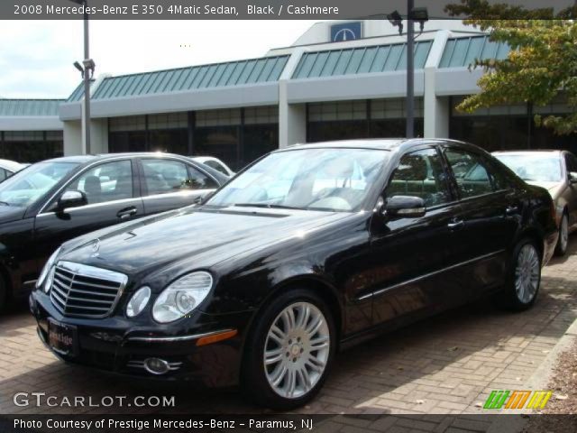 2008 Mercedes-Benz E 350 4Matic Sedan in Black