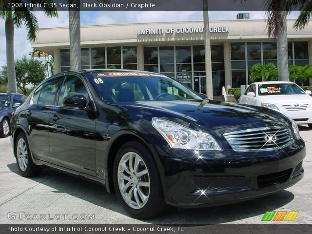 2008 Infiniti G 35 Sedan in Black Obsidian