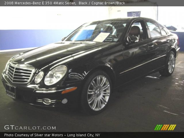 2008 Mercedes-Benz E 350 4Matic Sedan in Black
