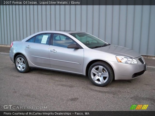 2007 Pontiac G6 Sedan in Liquid Silver Metallic