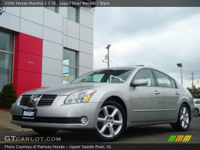 2006 Nissan Maxima 3.5 SE in Liquid Silver Metallic
