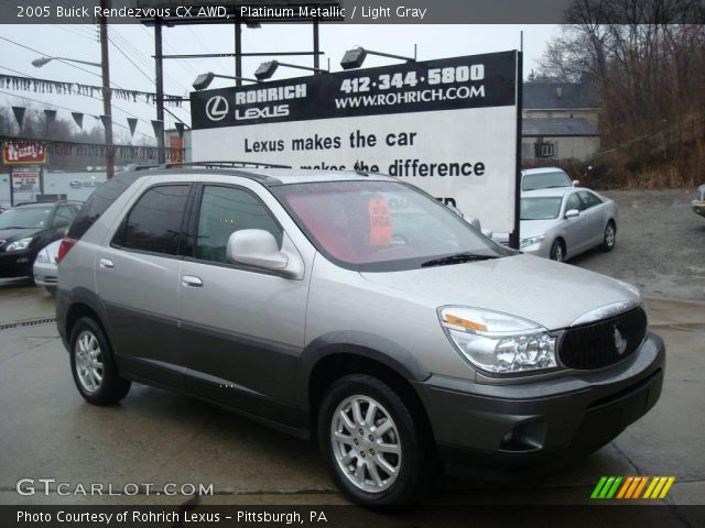2005 Buick Rendezvous CX AWD in Platinum Metallic