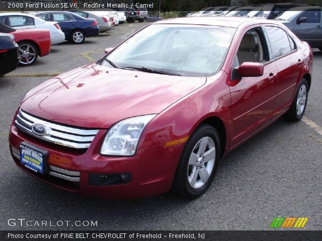 2008 Ford Fusion SE V6 in Redfire Metallic