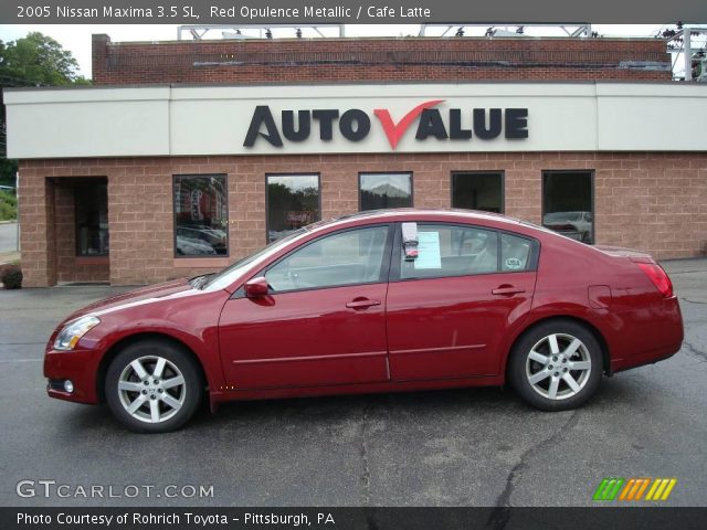 2005 Nissan Maxima 3.5 SL in Red Opulence Metallic
