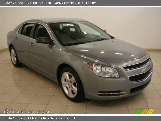 2009 Chevrolet Malibu LS Sedan in Dark Gray Metallic