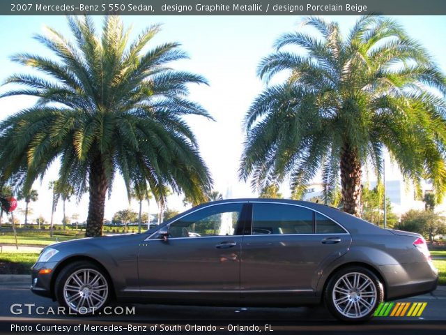 2007 Mercedes-Benz S 550 Sedan in designo Graphite Metallic
