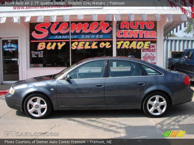 2004 Audi A6 2.7T quattro Sedan in Dolphin Grey Metallic