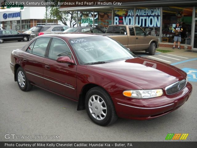 2001 Buick Century Custom in Bordeaux Red Pearl