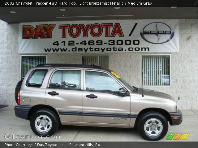 2003 Chevrolet Tracker 4WD Hard Top in Light Bronzemist Metallic