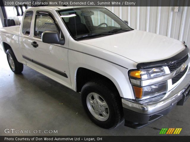 2008 Chevrolet Colorado Work Truck Extended Cab in Summit White