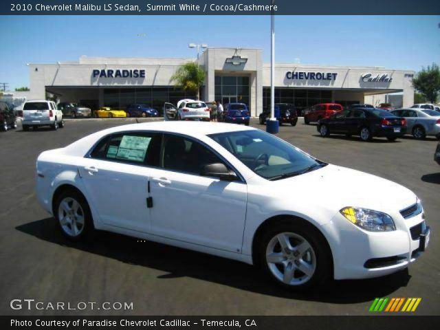 2010 Chevrolet Malibu LS Sedan in Summit White