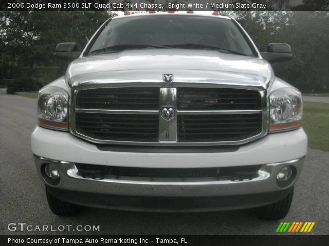 2006 Dodge Ram 3500 SLT Quad Cab 4x4 Chassis in Bright White