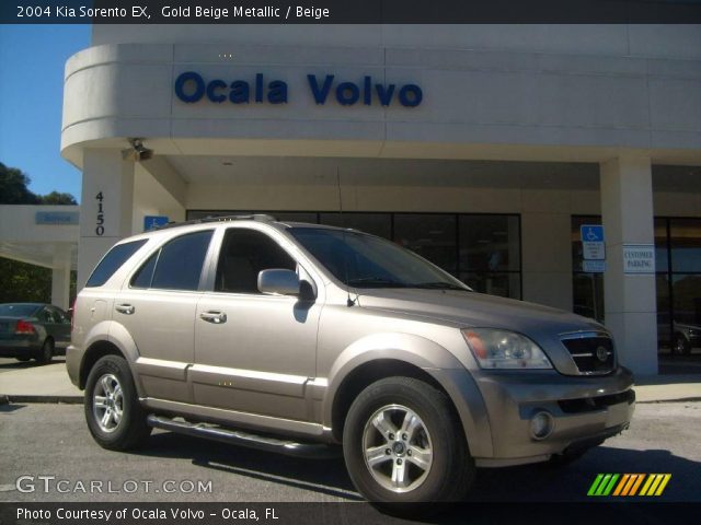 2004 Kia Sorento EX in Gold Beige Metallic