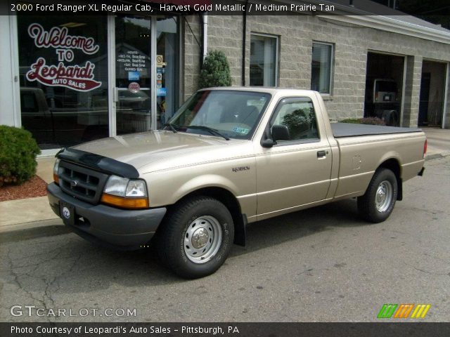 2000 Ford Ranger XL Regular Cab in Harvest Gold Metallic