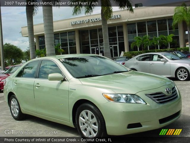 2007 Toyota Camry Hybrid in Jasper Green Pearl