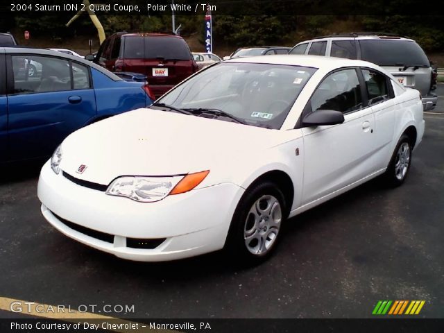 2004 Saturn ION 2 Quad Coupe in Polar White