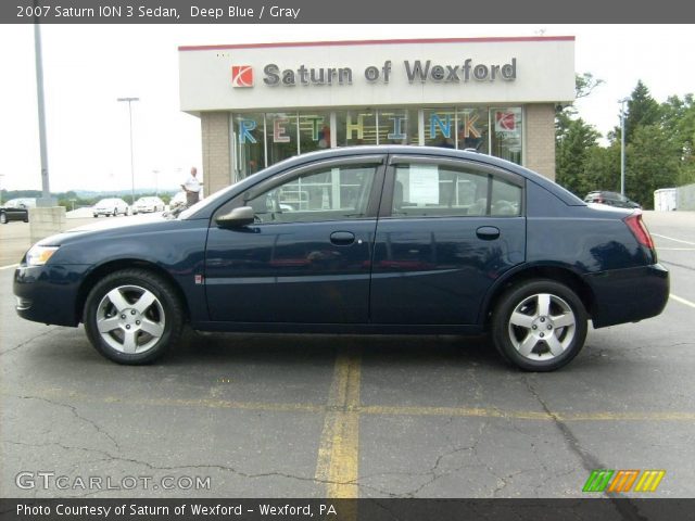2007 Saturn ION 3 Sedan in Deep Blue