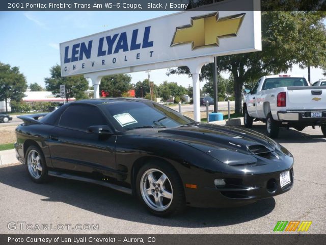 2001 Pontiac Firebird Trans Am WS-6 Coupe in Black
