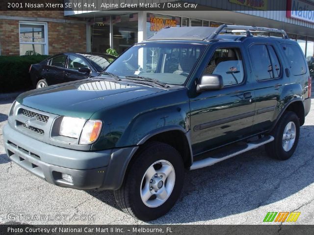 2001 Nissan Xterra SE V6 4x4 in Alpine Green Metallic