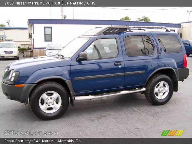 2003 Nissan Xterra XE V6 in Just Blue Metallic