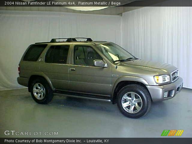 2004 Nissan Pathfinder LE Platinum 4x4 in Platinum Metallic