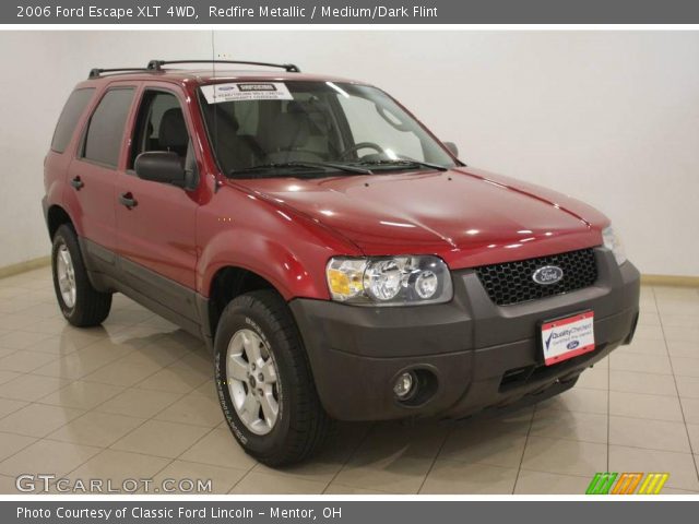 2006 Ford Escape XLT 4WD in Redfire Metallic