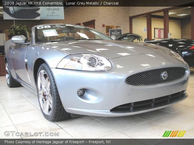 2008 Jaguar XK XK8 Convertible in Lunar Grey Metallic