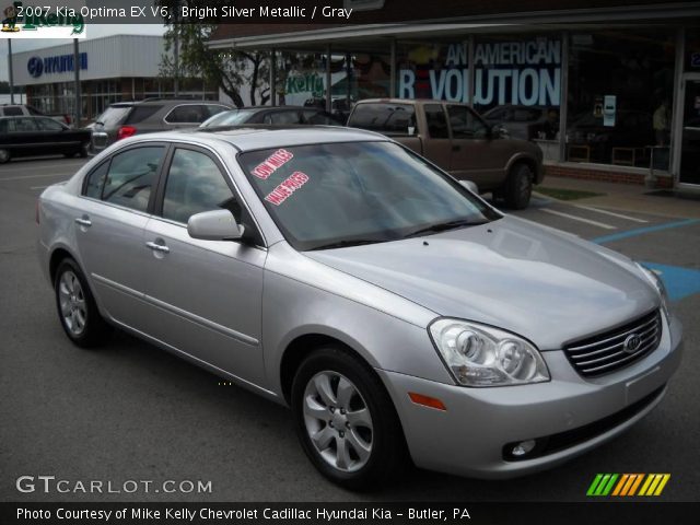 2007 Kia Optima EX V6 in Bright Silver Metallic