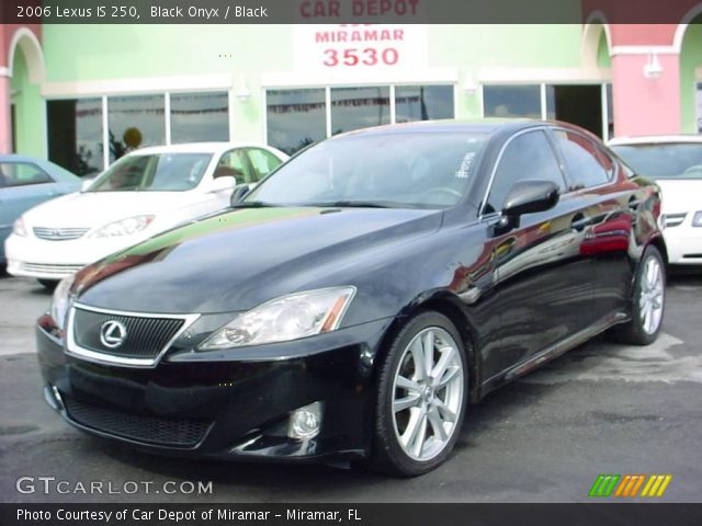 2006 Lexus IS 250 in Black Onyx