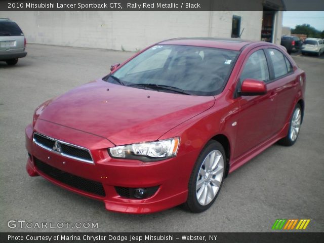 2010 Mitsubishi Lancer Sportback GTS in Rally Red Metallic