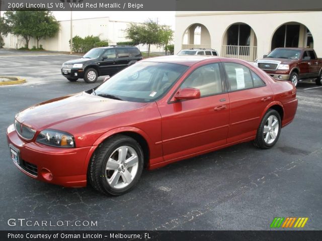 2006 Lincoln LS V8 in Vivid Red Metallic