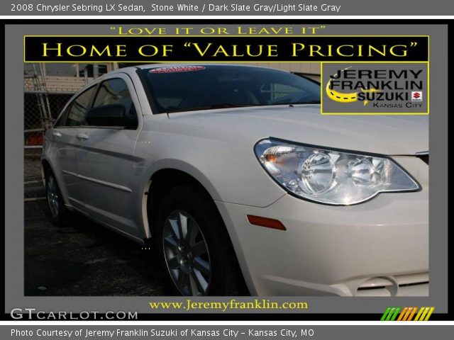 2008 Chrysler Sebring LX Sedan in Stone White