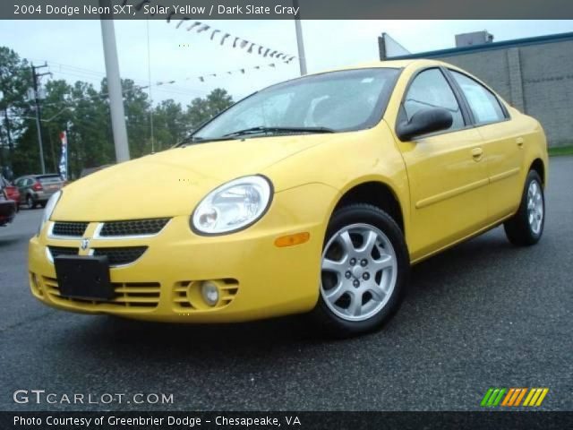 2004 Dodge Neon SXT in Solar Yellow