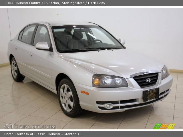 2004 Hyundai Elantra GLS Sedan in Sterling Silver