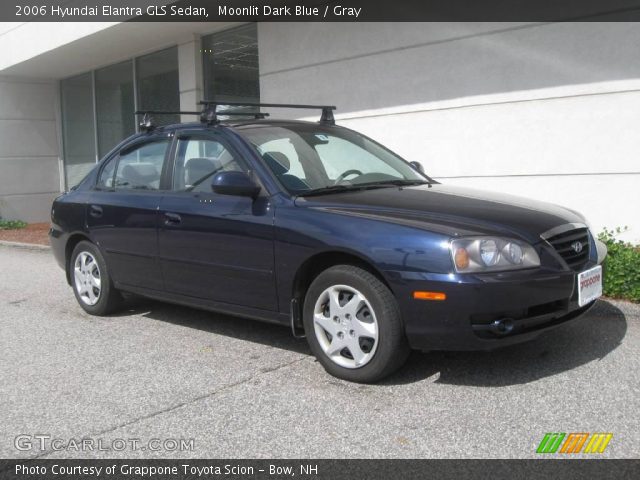 2006 Hyundai Elantra GLS Sedan in Moonlit Dark Blue