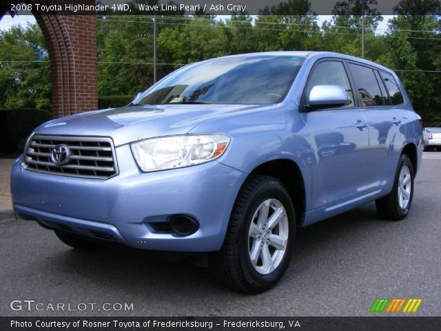 2008 Toyota Highlander 4WD in Wave Line Pearl