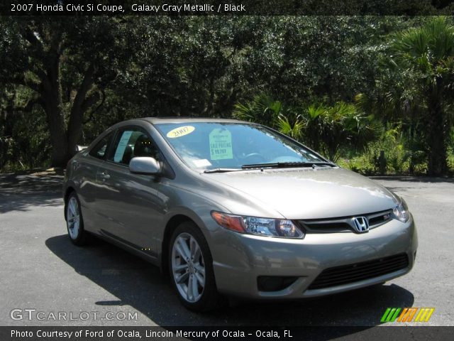 2007 Honda Civic Si Coupe in Galaxy Gray Metallic