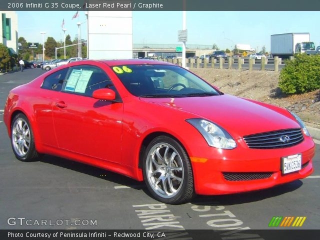 2006 Infiniti G 35 Coupe in Laser Red Pearl