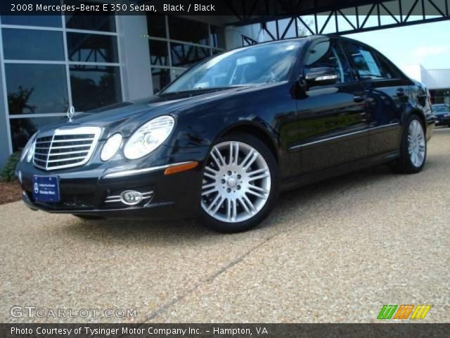 2008 Mercedes-Benz E 350 Sedan in Black