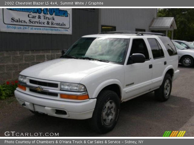 2002 Chevrolet Blazer LS 4x4 in Summit White