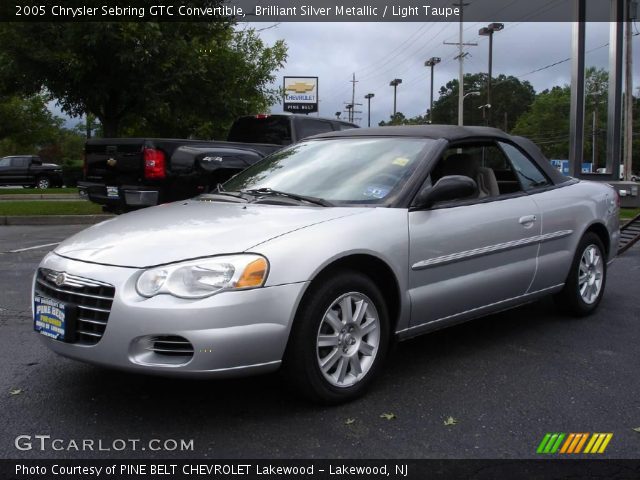 2005 Chrysler Sebring GTC Convertible in Brilliant Silver Metallic