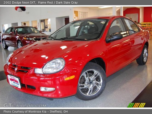 2002 Dodge Neon SXT in Flame Red