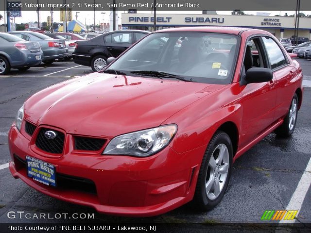 2006 Subaru Impreza 2.5i Sedan in San Remo Red